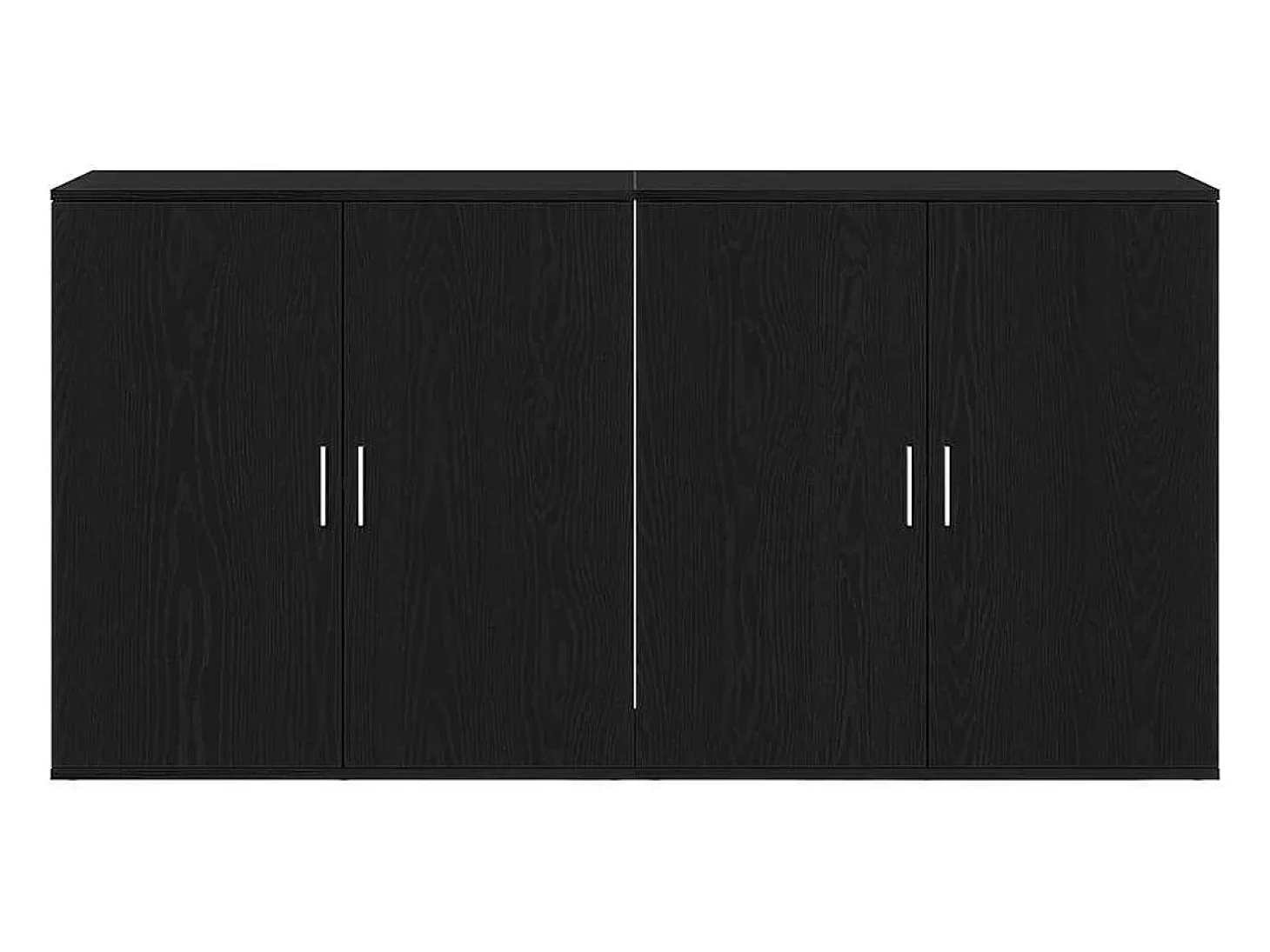 Tableros Lateral 2 piezas Roble negro 79 x 38 x 80 cm