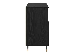 Tableros Lateral 3 piezas Roble negro 180 x 35 x 70 cm