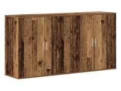 Tableros Lateral 2 piezas Madera vieja 79 x 38 x 80 cm
