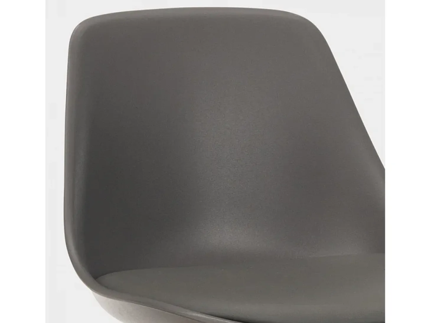 Taburete alto con cojín de diseño escandinavo para bar y cocinaWillis Wood - Gris