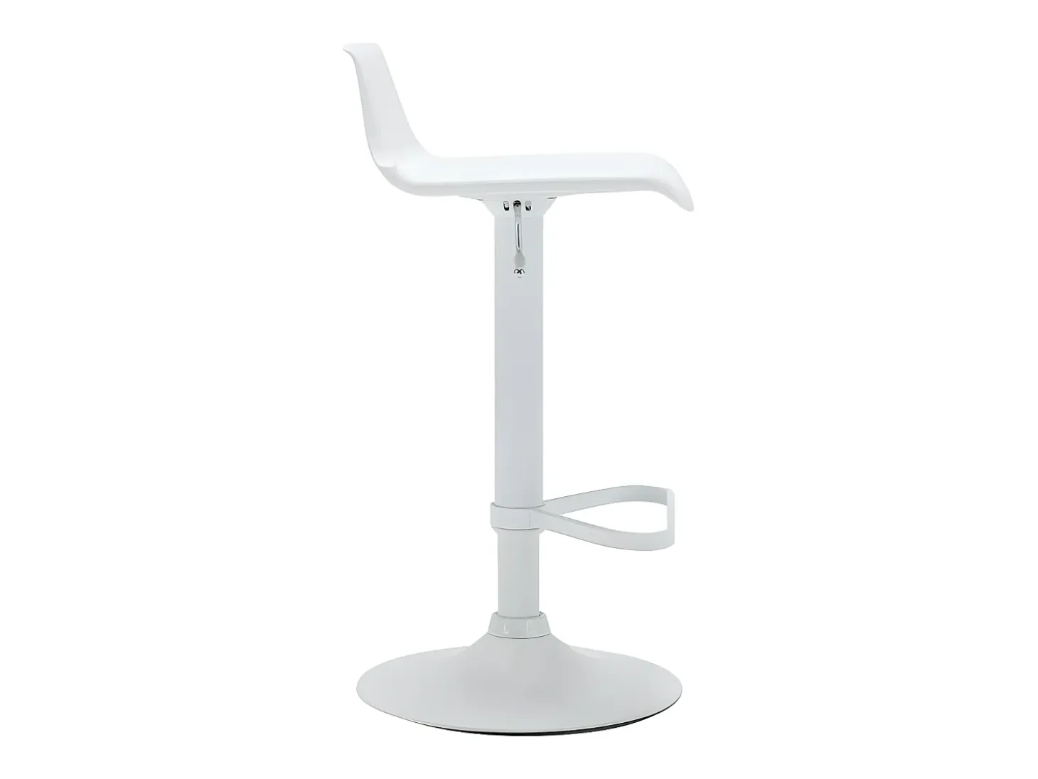 taburete alto de polipropileno color blanco CALAS