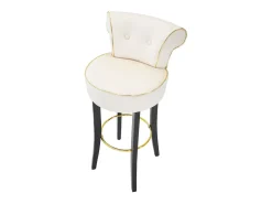 Taburete Alto VKH440, Beige, 46x48x96 cm, Kendra Home