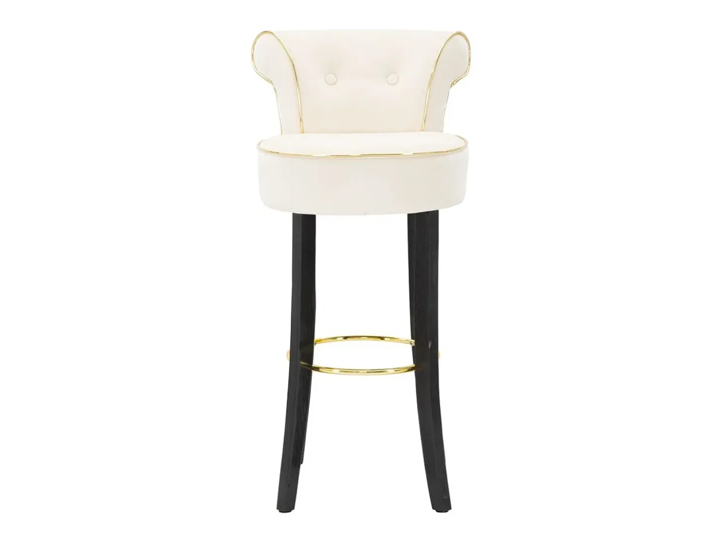 Taburete Alto VKH440, Beige, 46x48x96 cm, Kendra Home