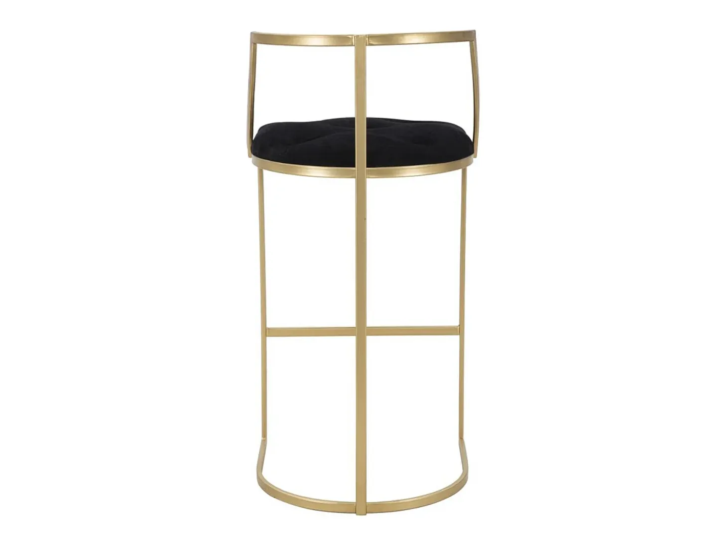 Taburete Alto VKH450, Oro, 45x45x90 cm, Kendra Home