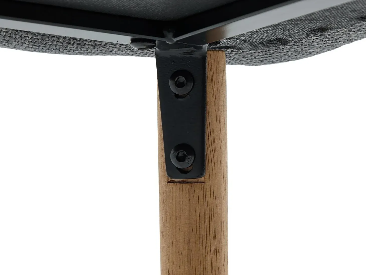 Taburete de Bar con Respaldo y Reposabrazos - Pies en Roble, Asiento de Lino - Altura Fija 75 cm - Ideal para Mostrador, Isla de Cocina, Barra