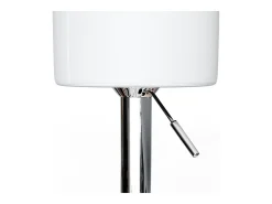 Taburete de bar conjunto de 2 blanco 33x33x92