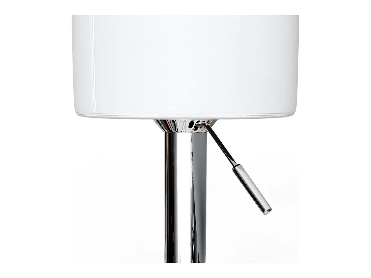 Taburete de bar conjunto de 2 blanco 33x33x92