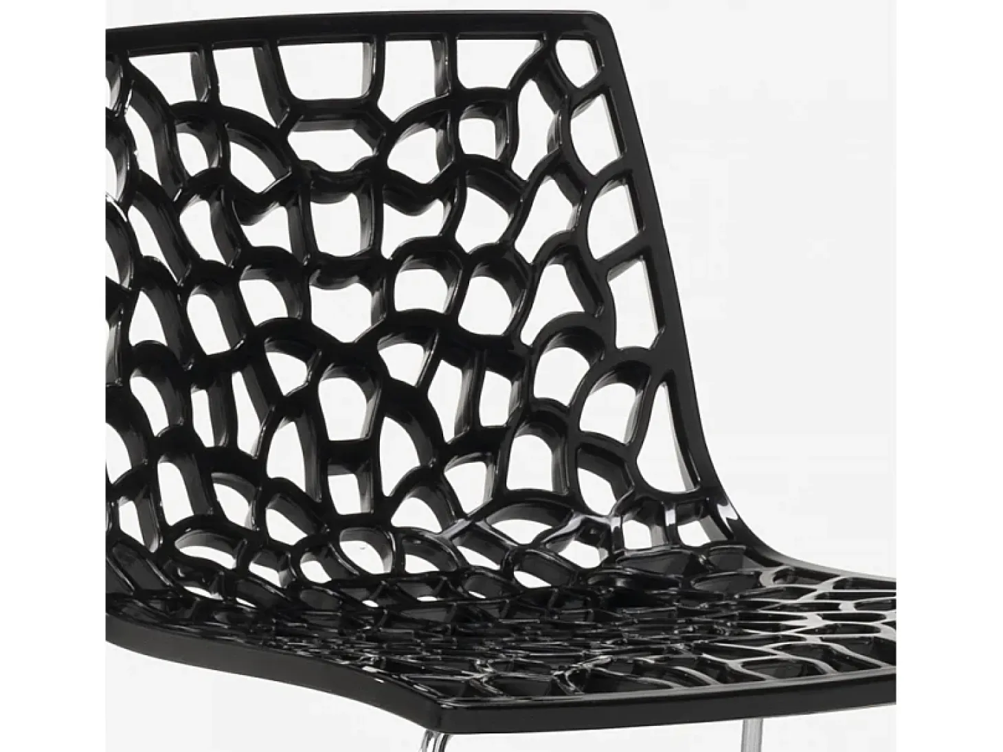 Taburete de bar de diseño Grand Soleil 64cm Mini Spider - Negro
