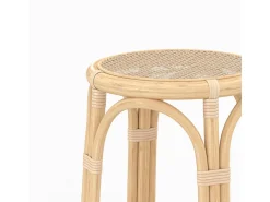 Taburete de bar de ratán 75 cm - Vania