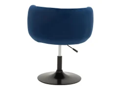 Taburete de bar de terciopelo azul NOLAN