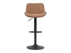 Taburete de bar estilo vintage color coñac. Colección FERNAND