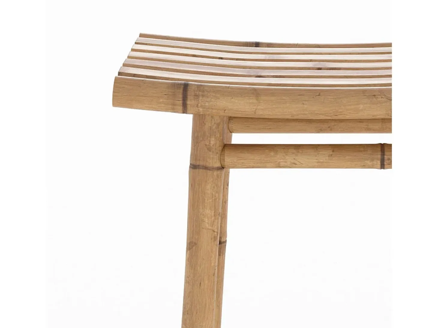 Taburete de bar exterior en bambú 74 cm - Vadella