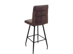 Taburete de bar giratorio MCW-H72, marrón