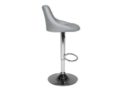 Taburete de bar gris JASPER