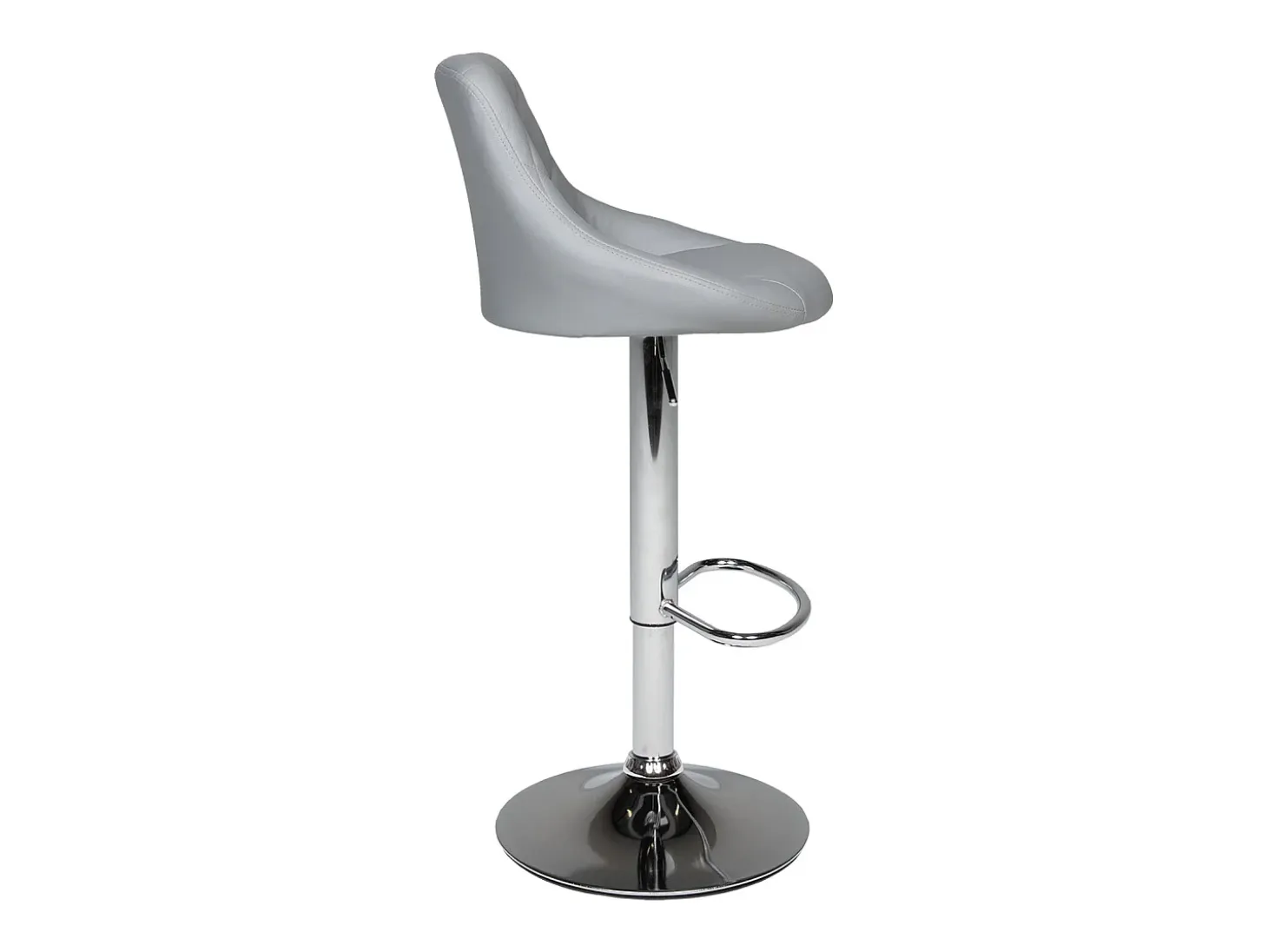 Taburete de bar gris JASPER