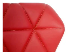 Taburete de bar MCW-A92 (set de 2), rojo