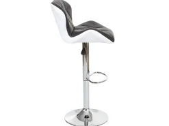 Taburete de bar MCW-A92 (set de 2), marrón