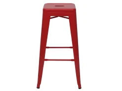 Taburete de bar MCW-A73 (set de 2), rojo