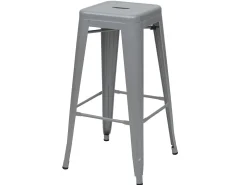 Taburete de bar MCW-A73 (set de 2), gris