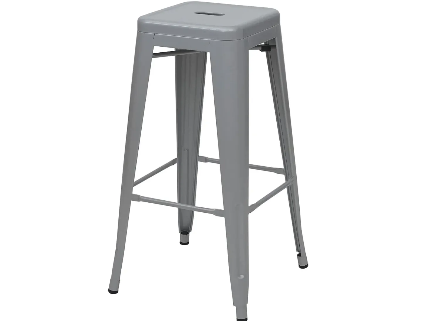 Taburete de bar MCW-A73 (set de 2), gris