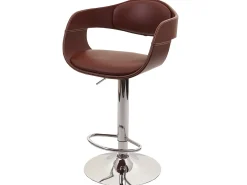 Taburete de bar MCW-A47b, marrón