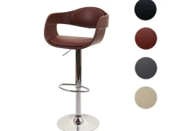 Taburete de bar MCW-A47b, marrón