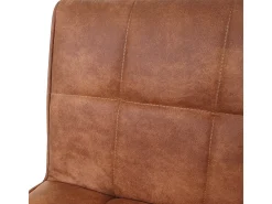 Taburete de bar MCW-B13, vintage marrón claro