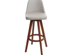Taburete de bar MCW-C43 (juego de 2), taupe