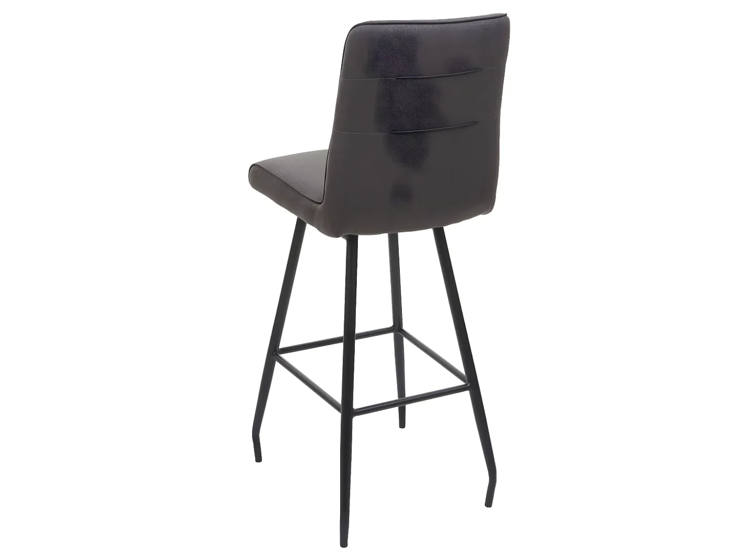 Taburete de bar MCW-H72, gris-marrón