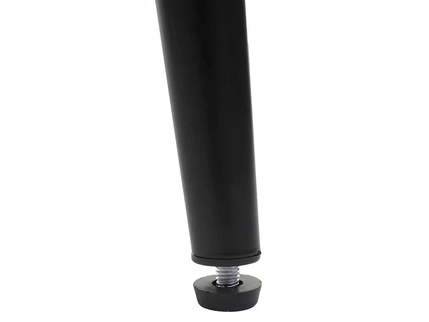 Taburete de bar MCW-H93 (juego de 2), imitación de cuero negro