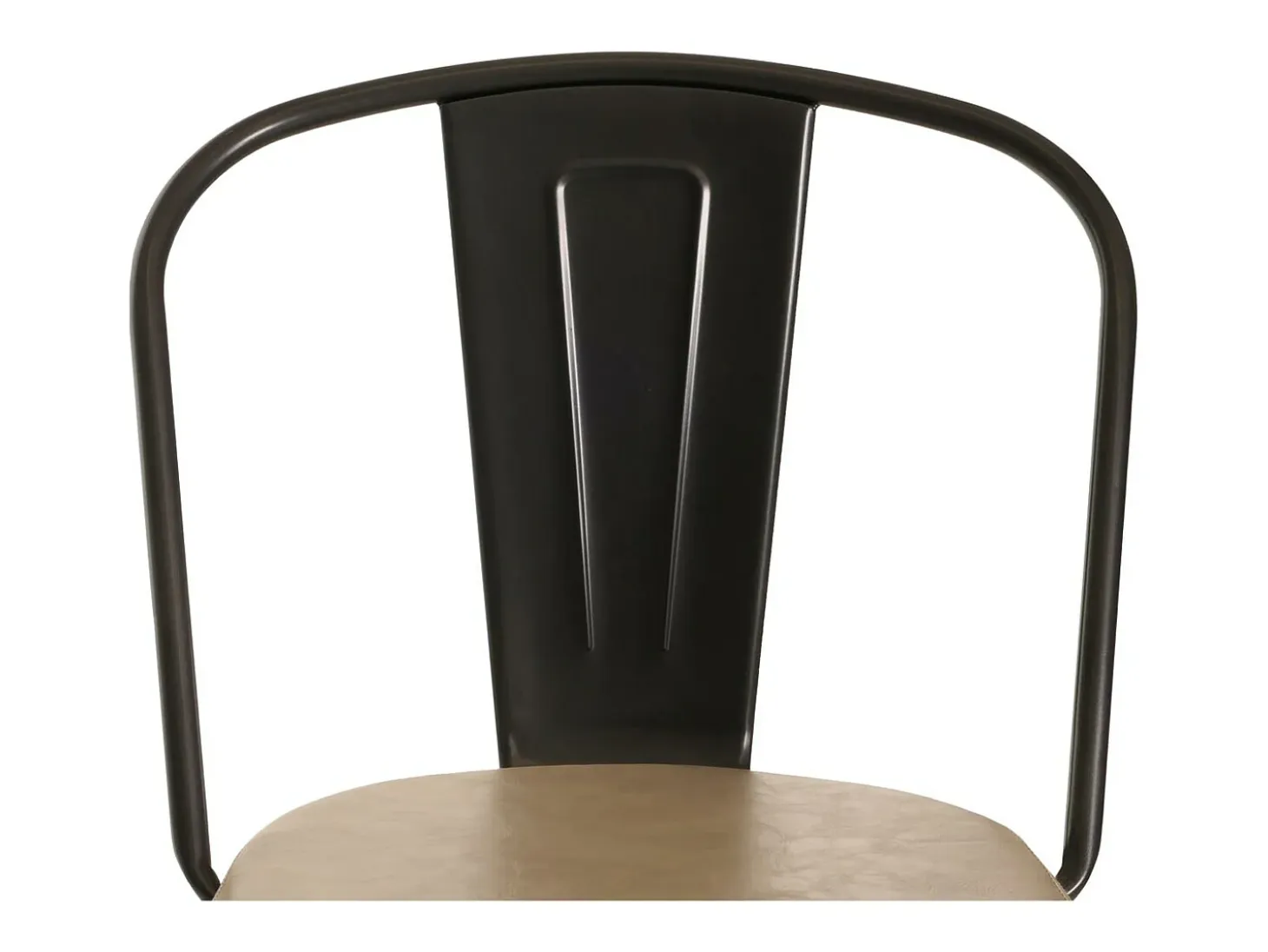 Taburete de bar MCW-H10a (juego de 2), vintage beige