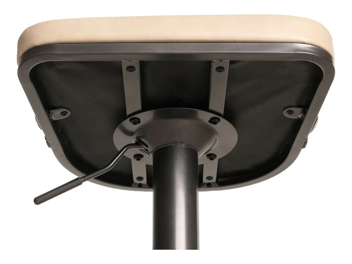 Taburete de bar MCW-H10a (juego de 2), vintage beige