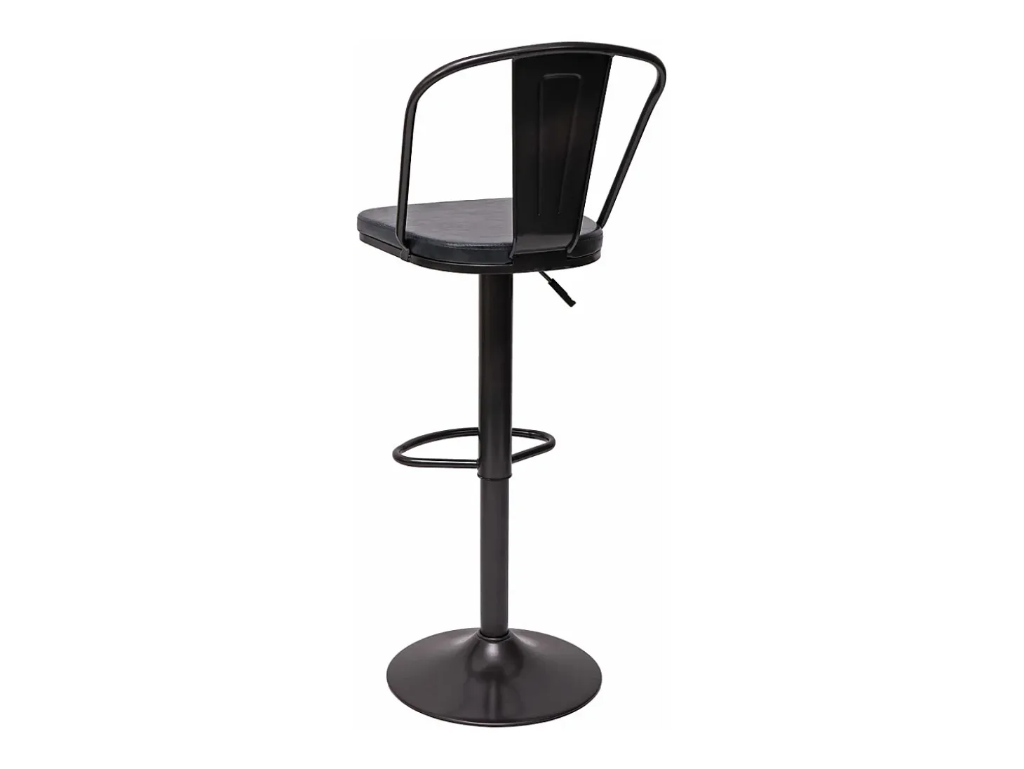 Taburete de bar MCW-H10a (juego de 2), gris vintage