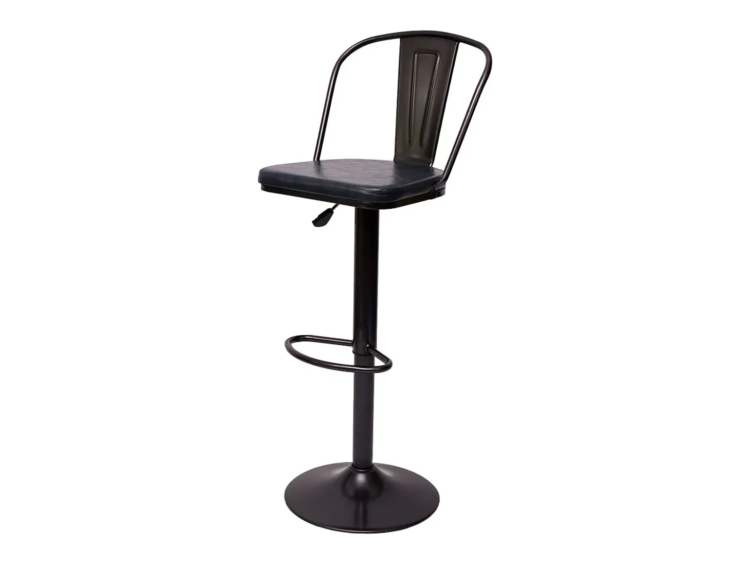 Taburete de bar MCW-H10a (juego de 2), gris vintage
