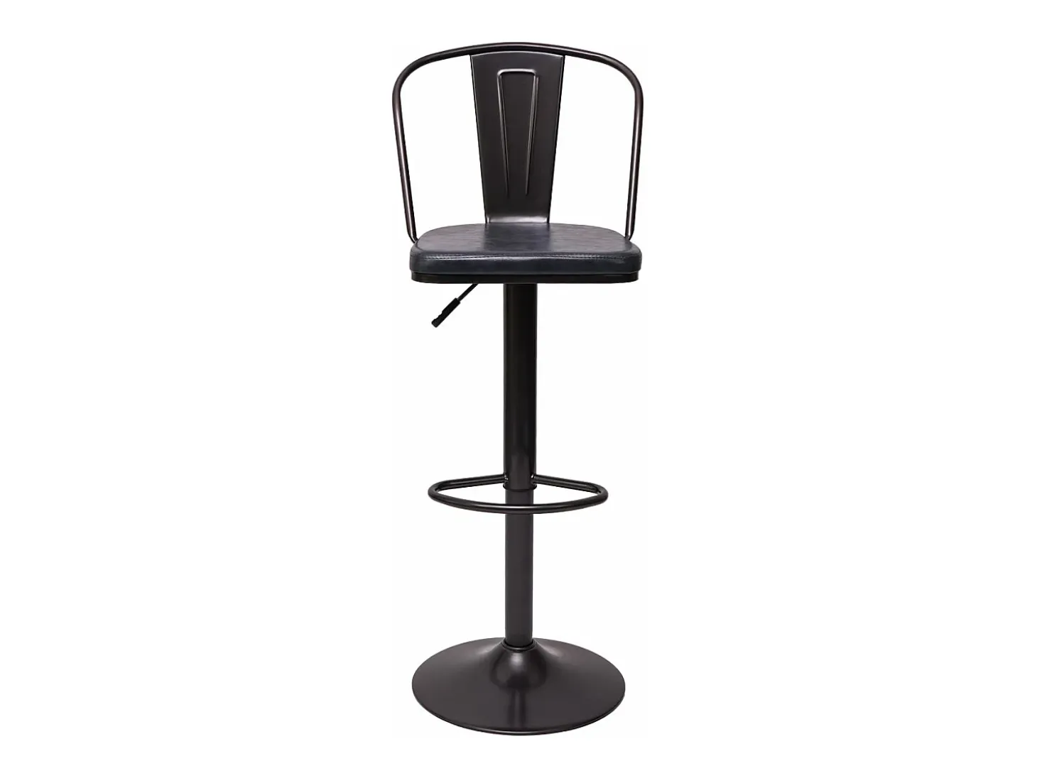 Taburete de bar MCW-H10a (juego de 2), gris vintage