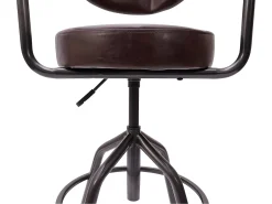 Taburete de bar MCW-H10f, vintage marrón