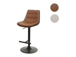Taburete de bar MCW-L85 (juego de 2), marrón