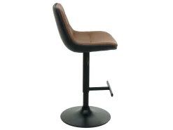 Taburete de bar MCW-L85 (juego de 2), marrón
