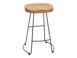 Taburete de bar MCW-N25, naturaleza