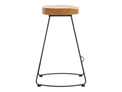 Taburete de bar MCW-N25, naturaleza