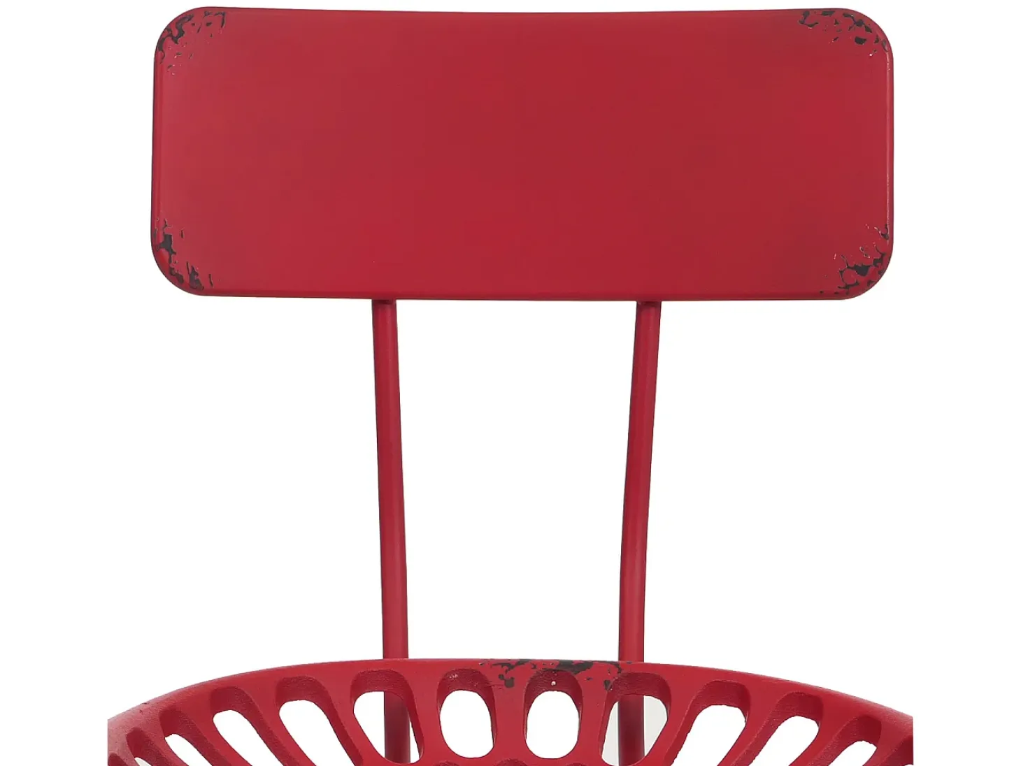 Taburete de bar MCW-N26, rojo