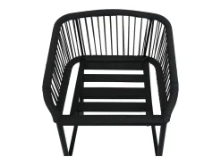 Taburete de bar MCW-O22 (juego de 2), antracita, cojín gris oscuro