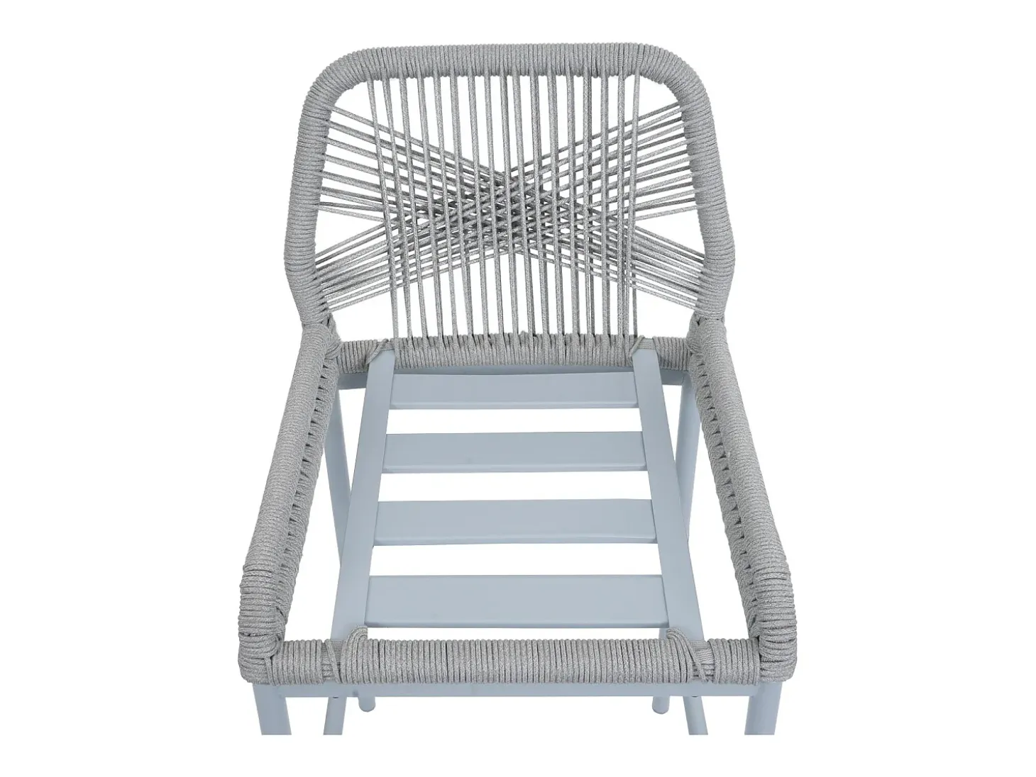 Taburete de bar MCW-O21 (set de 2), gris claro, cojín gris claro