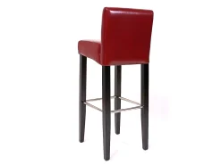 Taburete de bar N25 (set de 2), rojo
