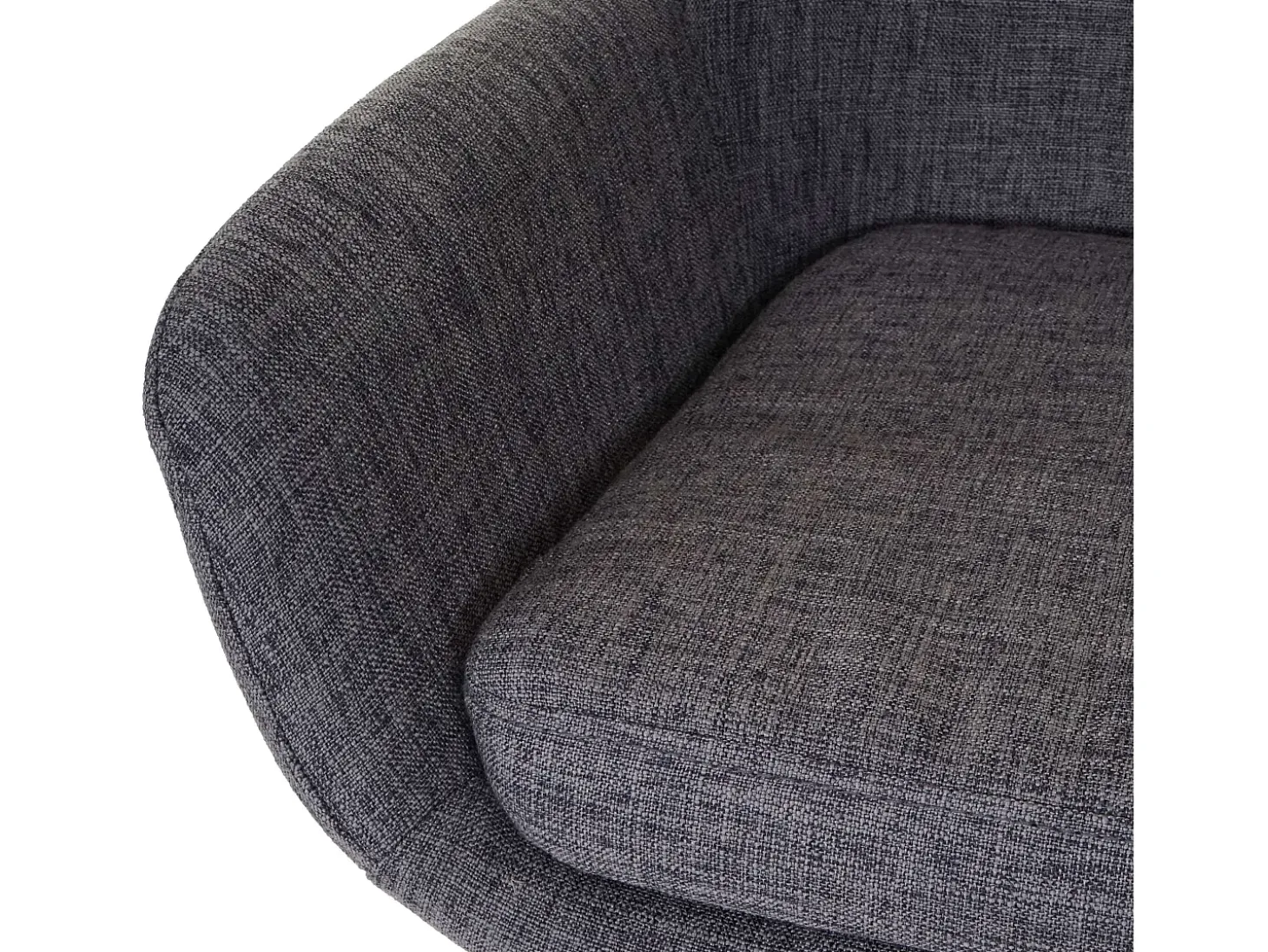 Taburete de bar Vaasa T381 (set de 2), textil, gris