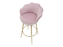 Taburete de bar Vienna rosa 55 x 53 x 110 cm