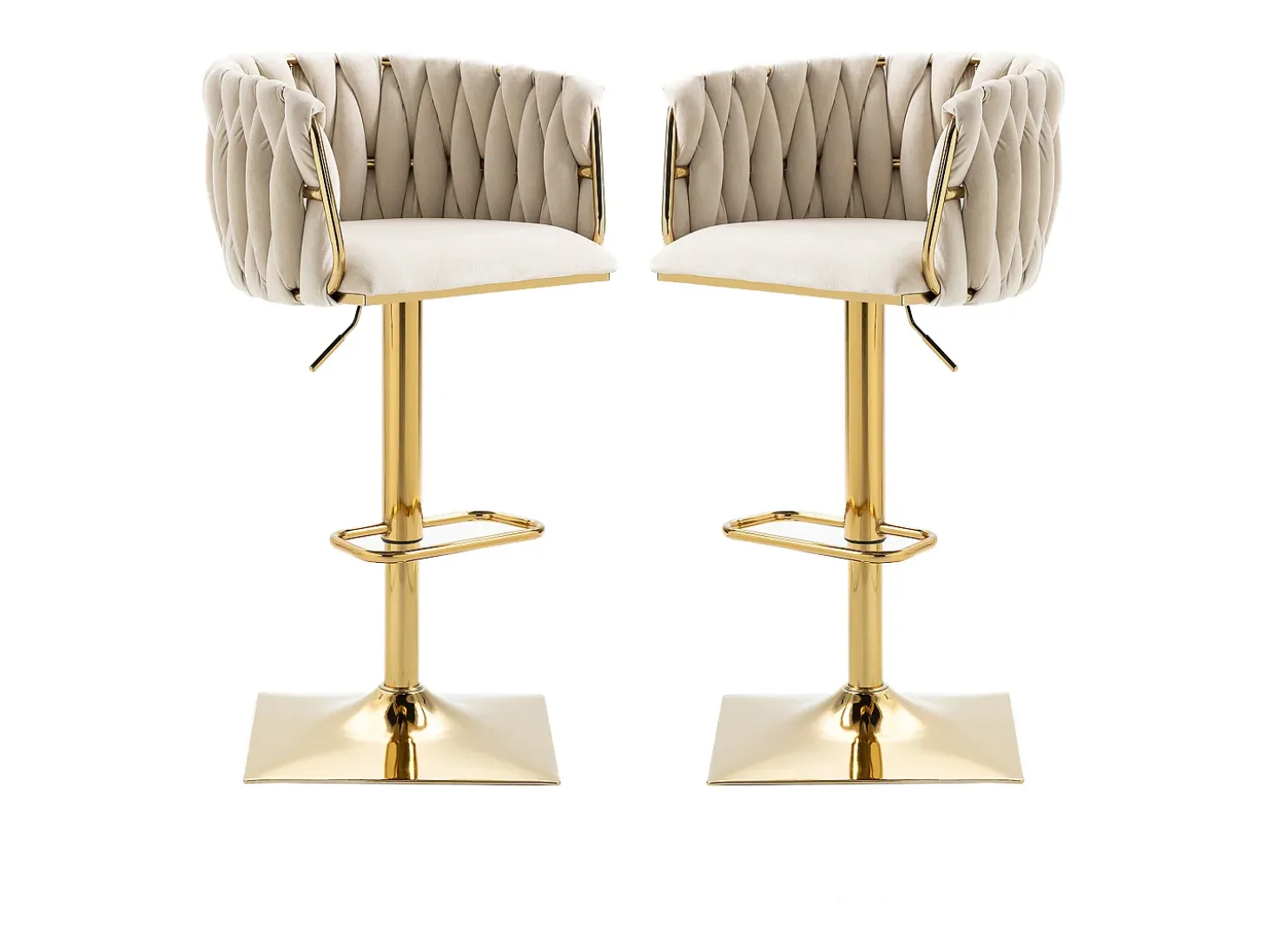 Taburete de bar vintage con respaldo y reposapiés, altura de mostrador, silla de comedor para isla de cocina, bar (53 x 51 x 87 cm)