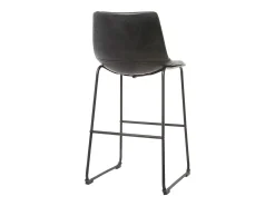 Taburete de bar vintage PU negro 73cm lote de 2 NEW ROCK