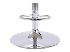 Taburete de cocina cuero sintético color crema