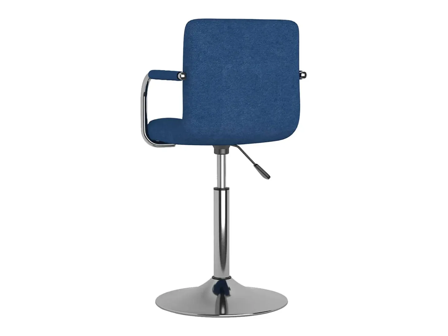 Taburete de cocina de tela azul